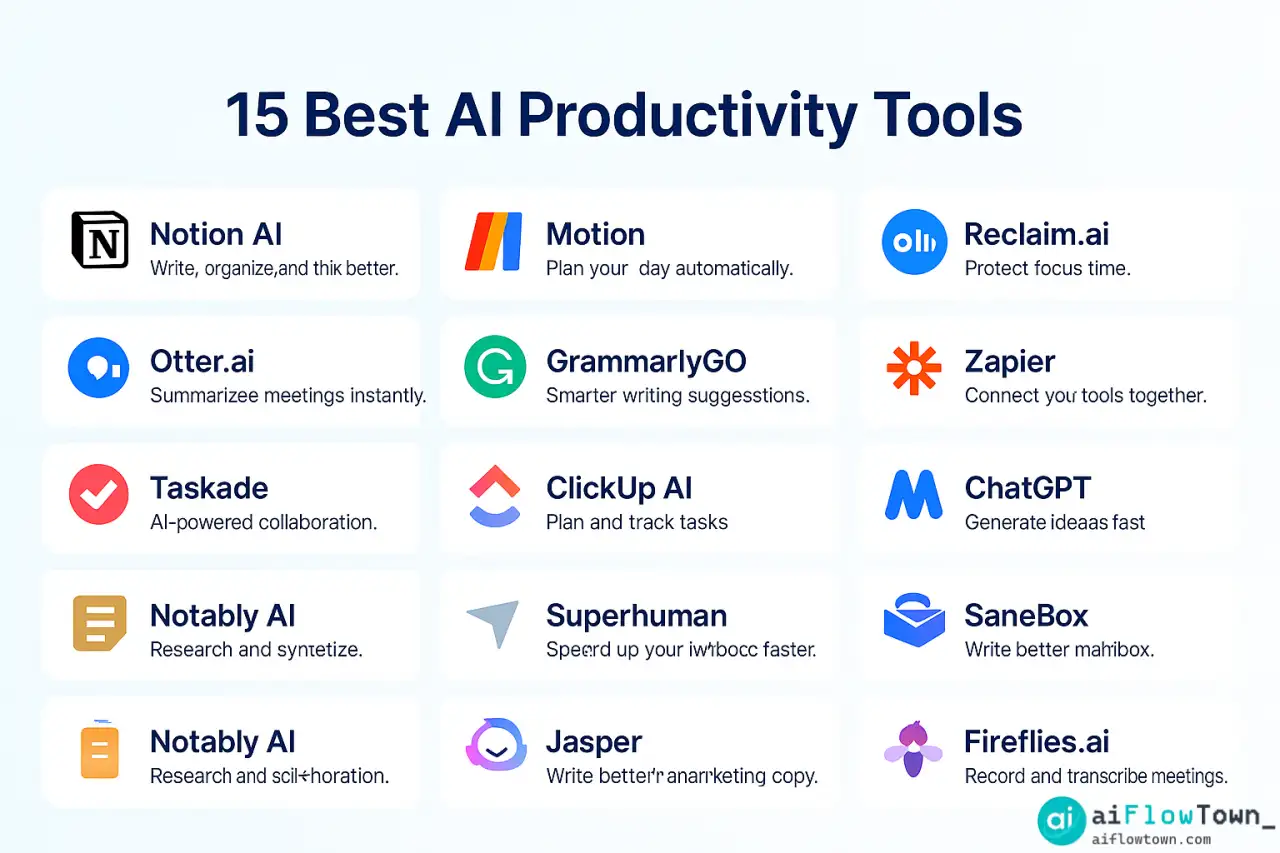15 Best AI Productivity Tools