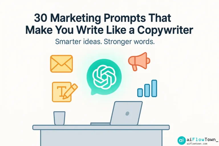 30 Marketing Prompts That Make You Write Like a Copywriter