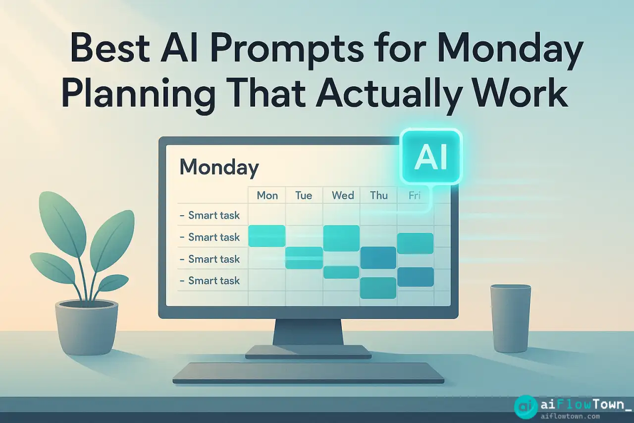 Best AI Prompts For Monday Planning That Actually Work