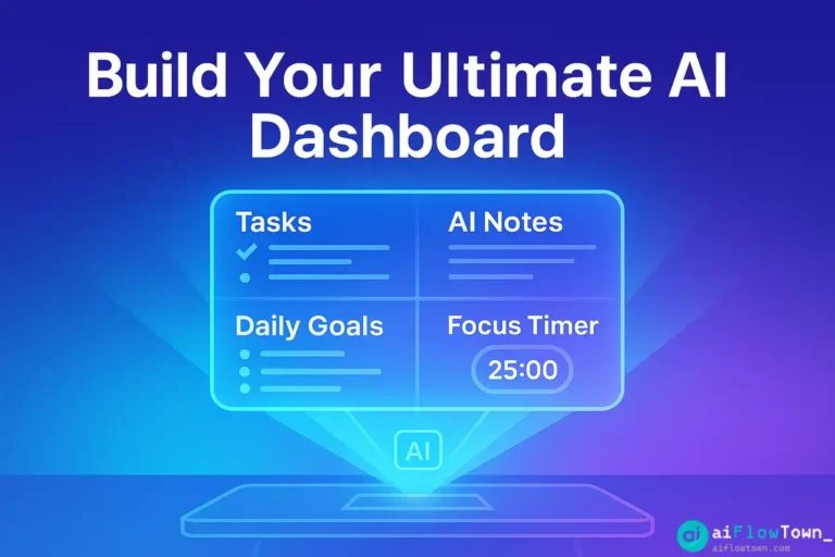 Build Your Ultimate AI Dashboard In Notion