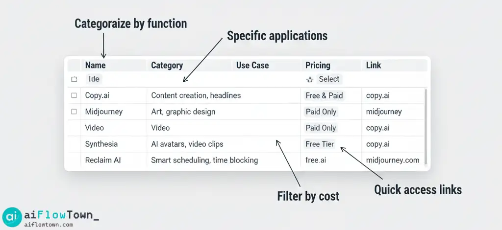 Customizing Your AI Tool Database