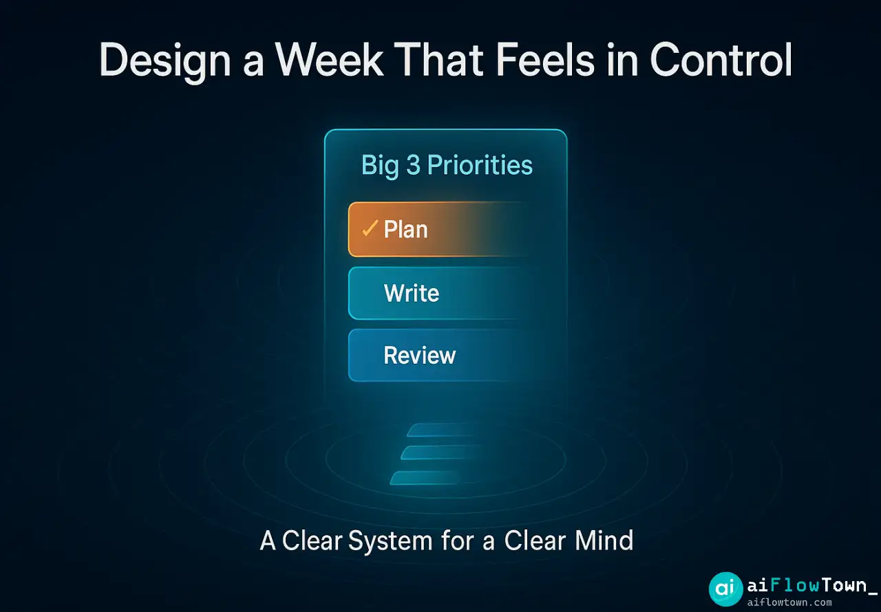 Design A Week That Feels In Control
