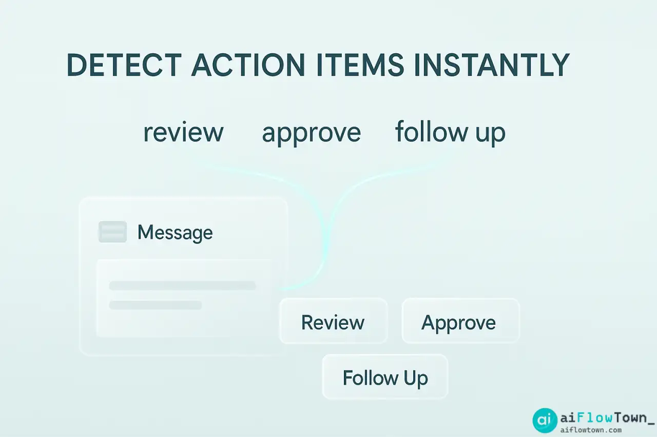 Detect Action Items Instantly