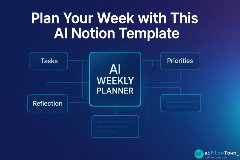 Plan Your Week with This AI Notion Template
