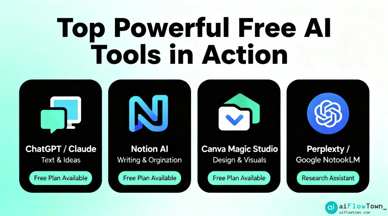 Top Powerful Free AI Tools in Action