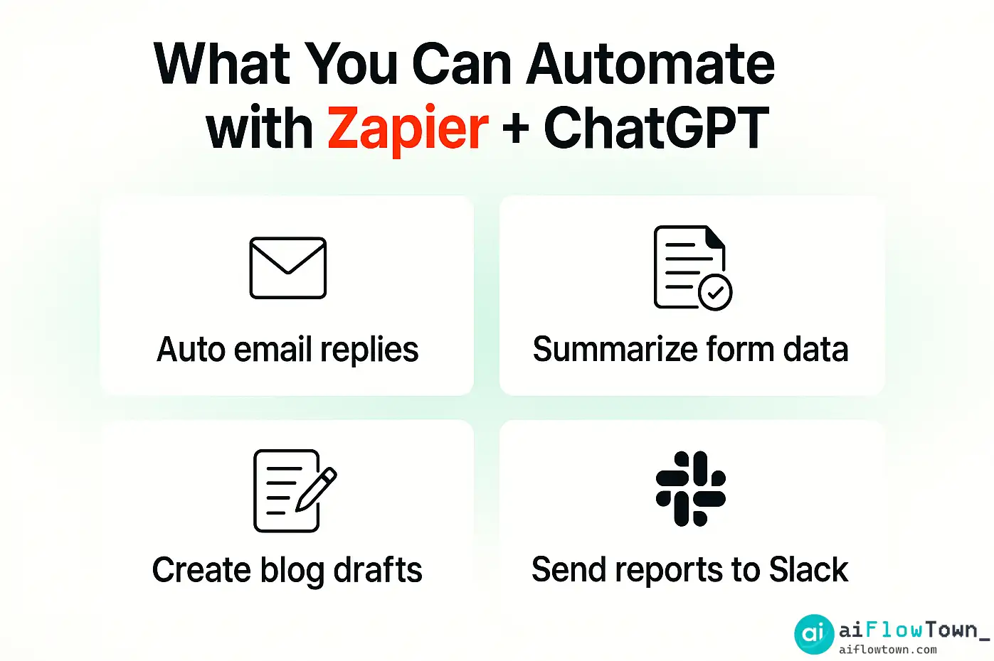 What You Can Automate with Zapier + ChatGPT