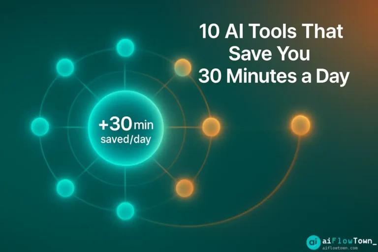 10 AI Tools That Save You 30 Minutes a Day (Tested and Proven)