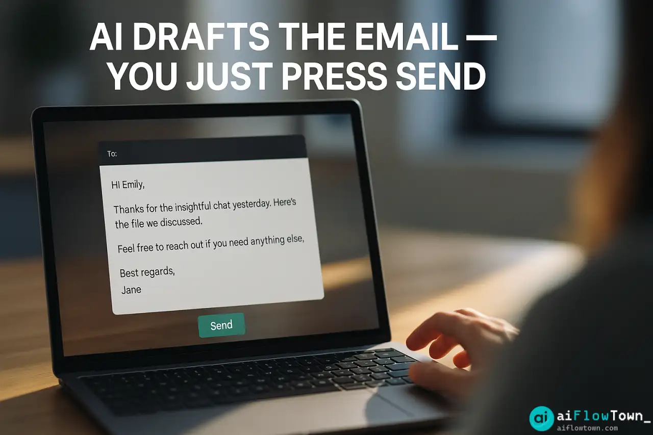 AI Drafts The Email — You Just Press Send