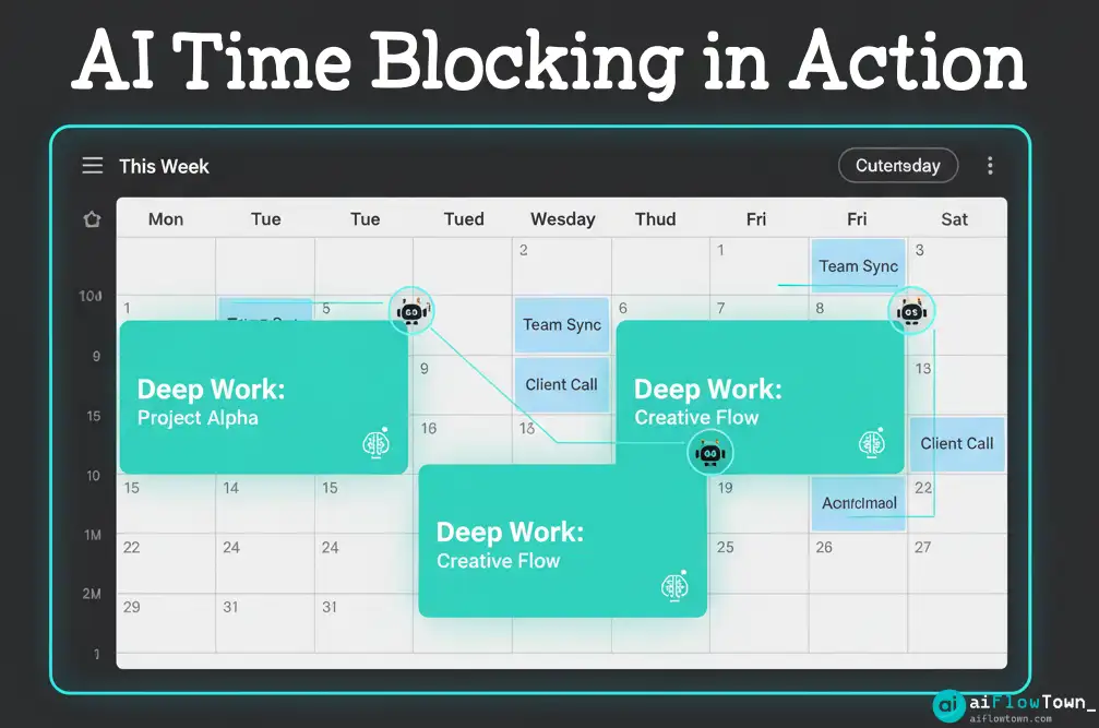AI Time Blocking In Action