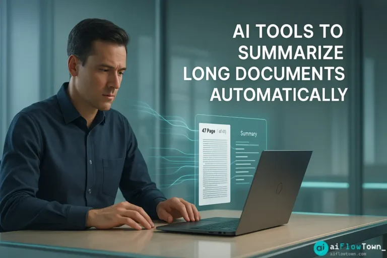 AI Tools To Summarize Long Documents Automatically