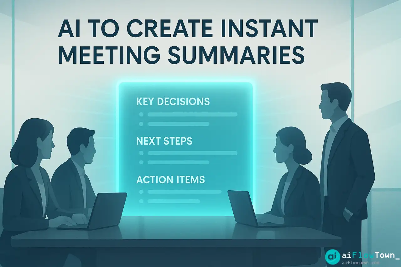 AI To Create Instant Meeting Summaries 1
