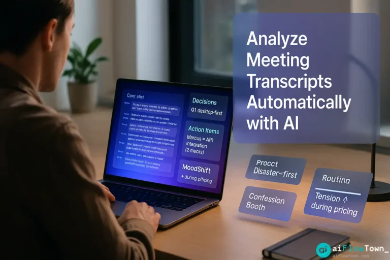 Analyze Meeting Transcripts Automatically With AI