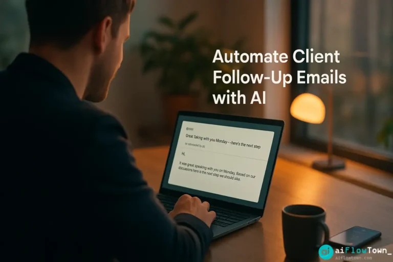 Automate Client Follow Up Emails With AI