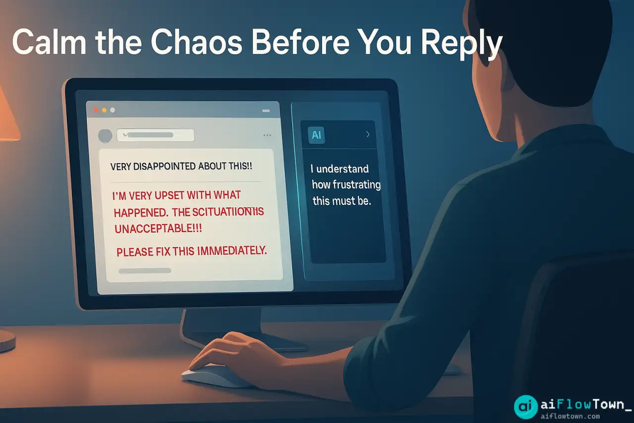 Calm The Chaos Before You Reply