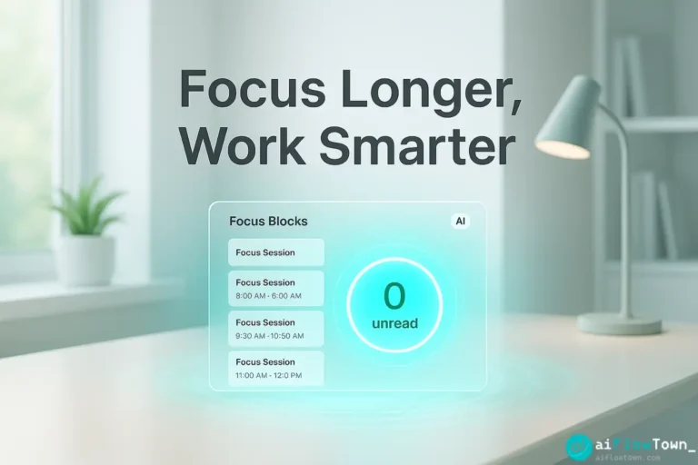 Focus Longer, Work Smarter   Your Guide To Achieving Deep Focus With AI