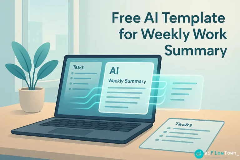 Free AI Template For Weekly Work Summary