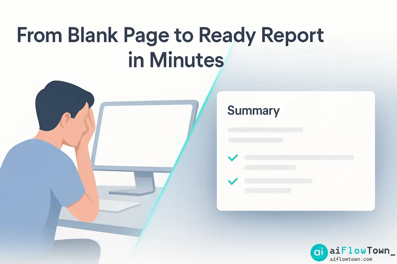 From Blank Page To Ready Report In Minutes
