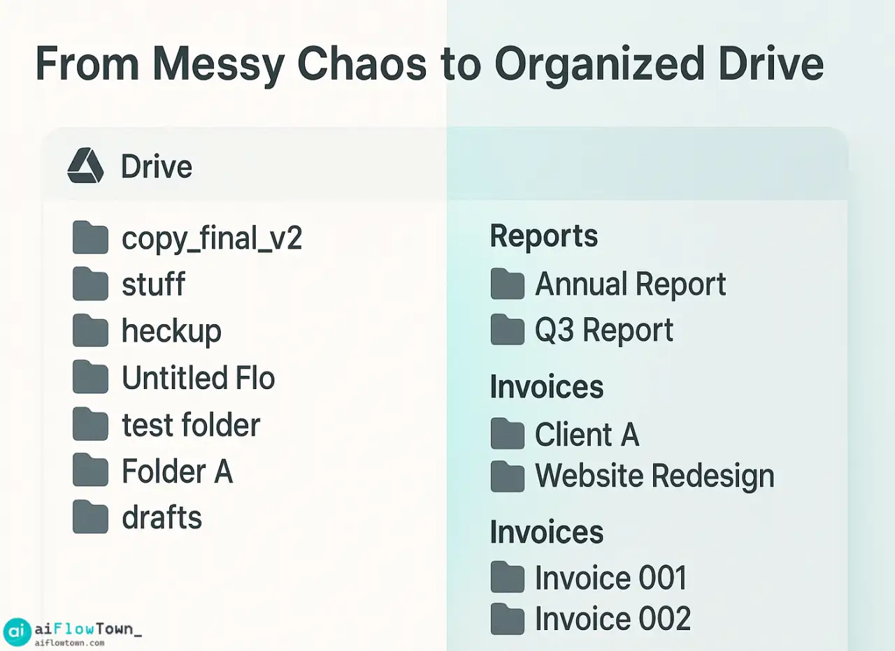 From Messy Chaos To Organized Drive