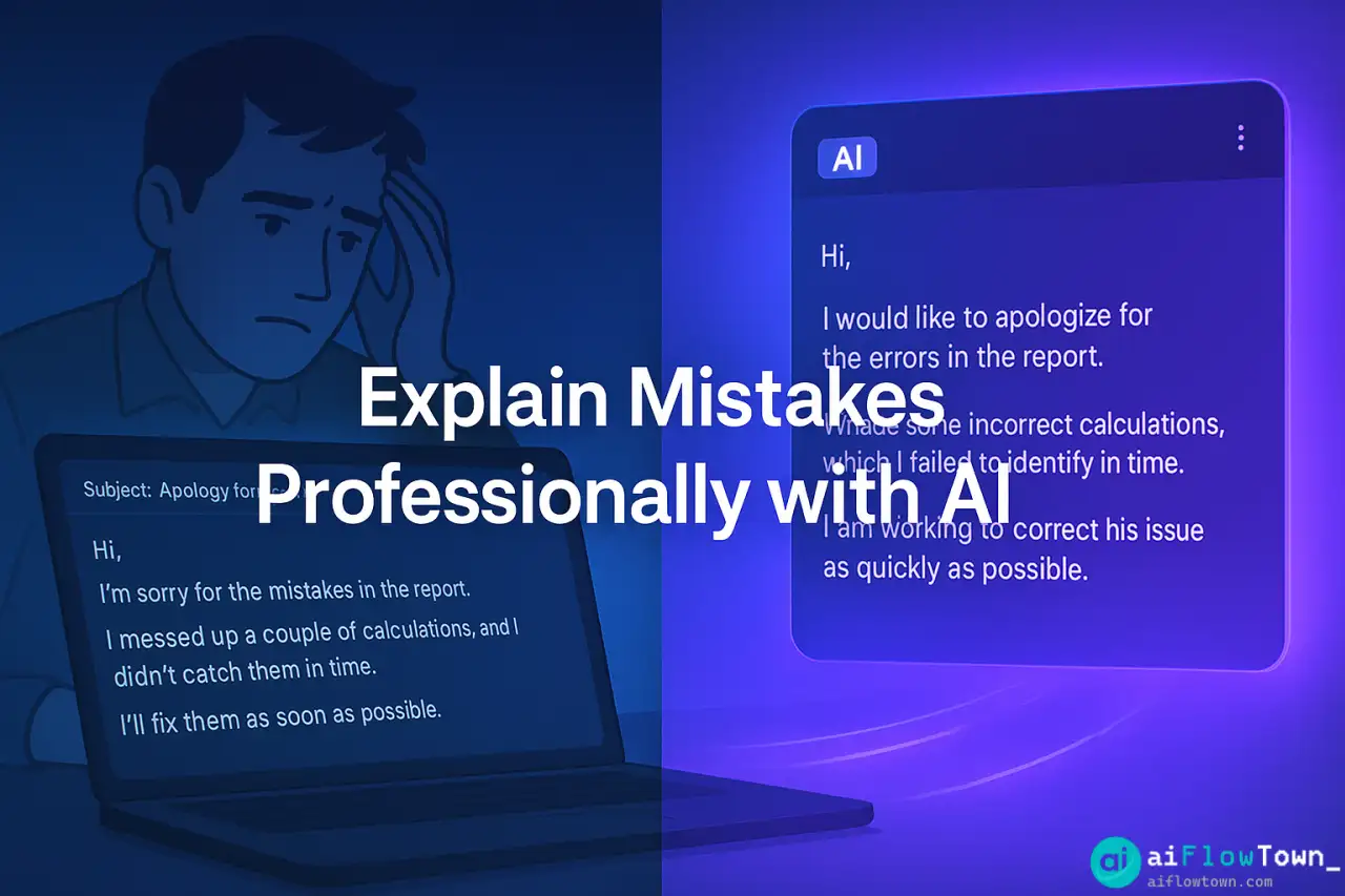 How To Explain Mistakes To Your Boss Professionally With AI Writing Help