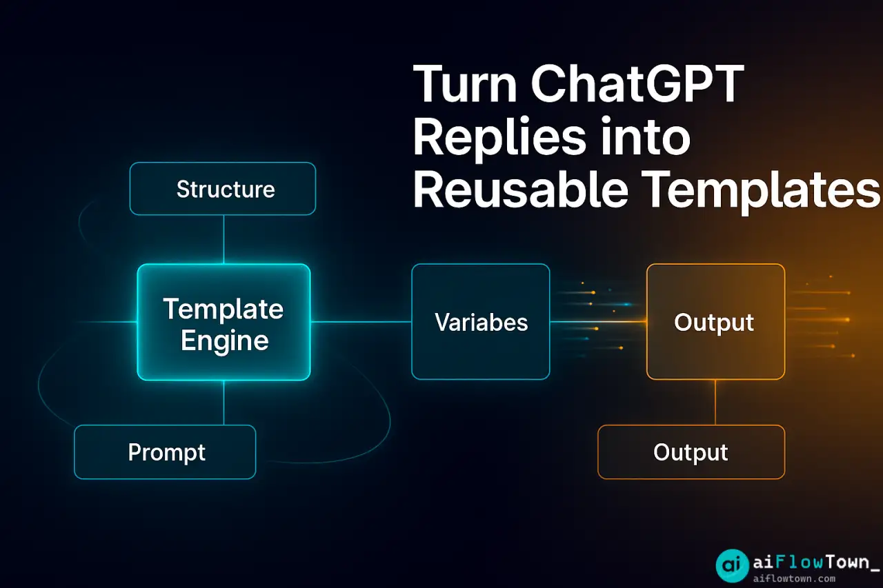 How To Turn ChatGPT Replies Into Reusable Templates
