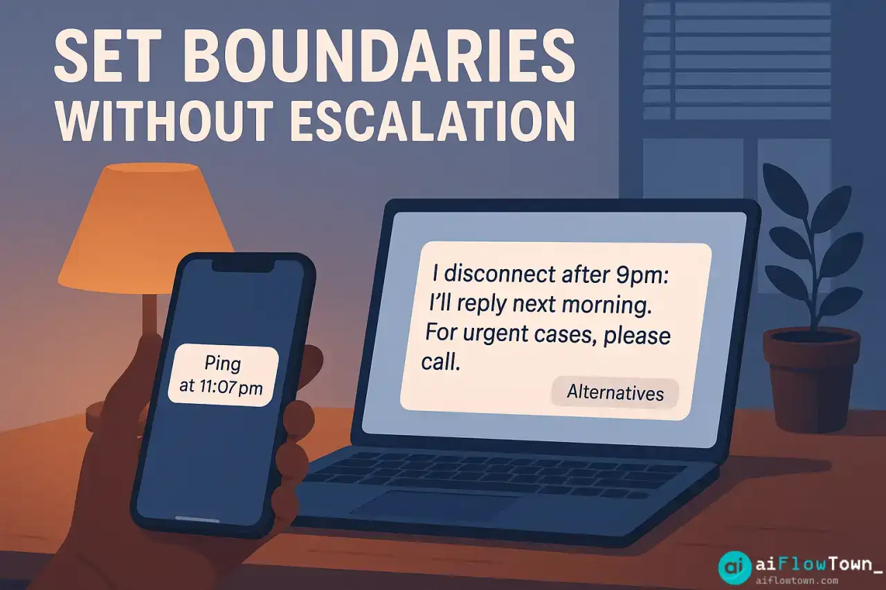 Set Boundaries Without Escalation