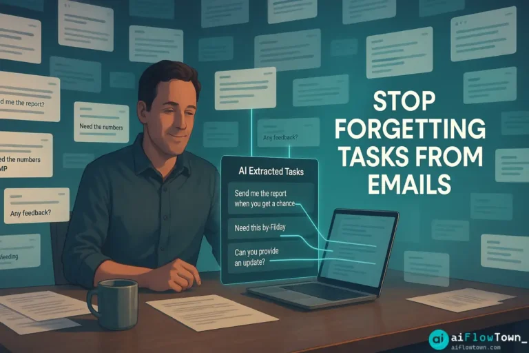 Stop Forgetting Tasks From Emails Using AI Extraction And Automation