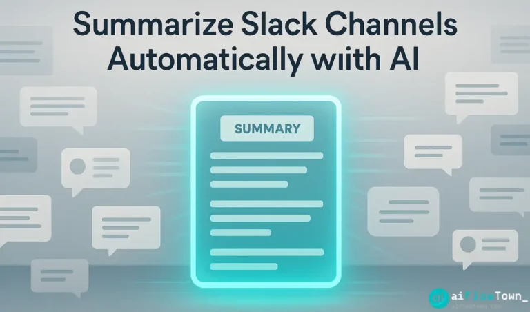 Summarize Slack Channels Automatically With AI And Never Miss Important Updates