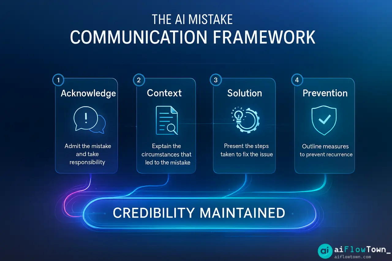 The AI Mistake Communication Framework