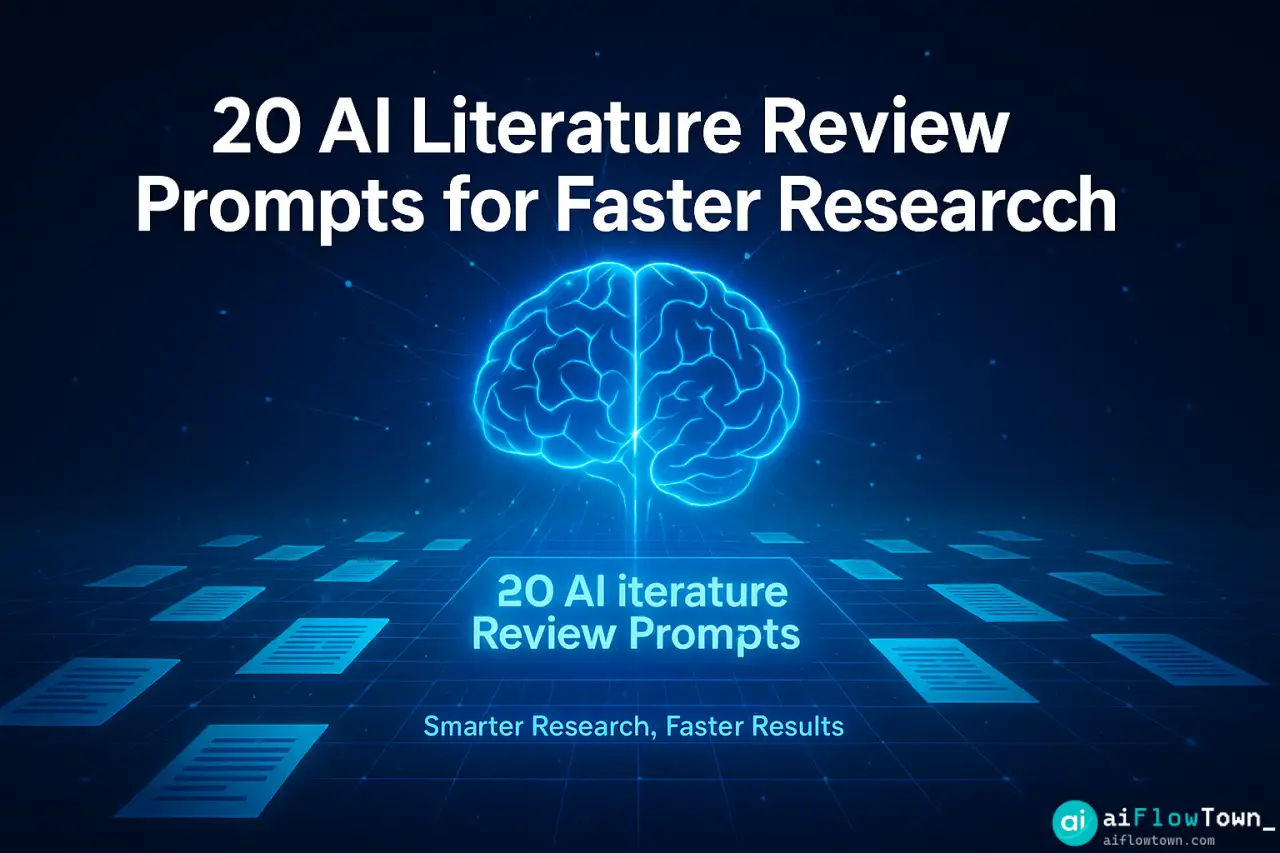 20 AI Literature Review Prompts for Faster Research