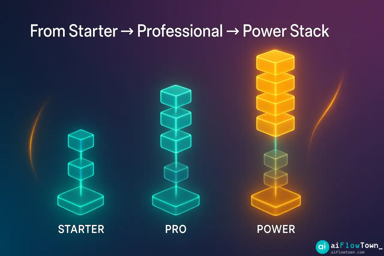 From Starter → Professional → Power Stack