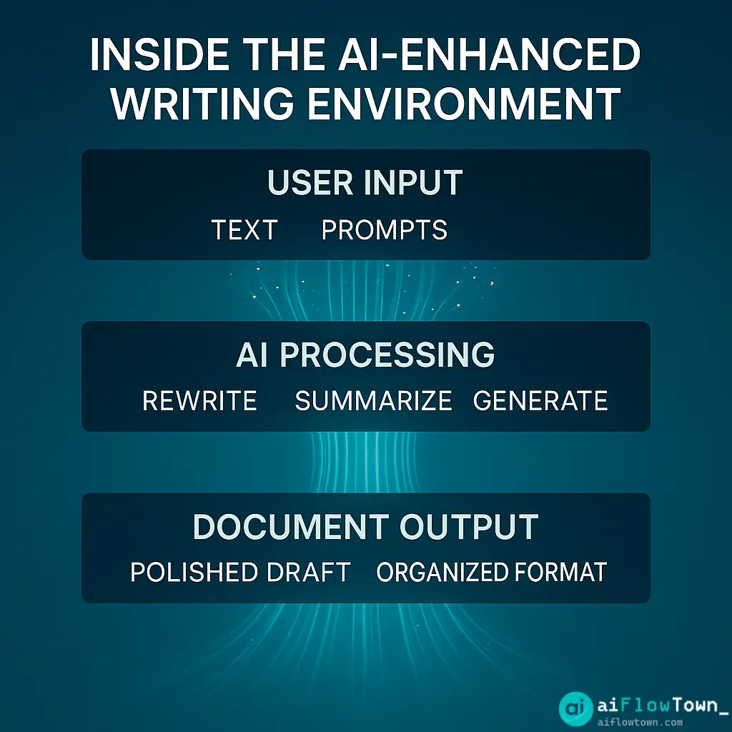 Inside The AI Enhanced Writing Environment