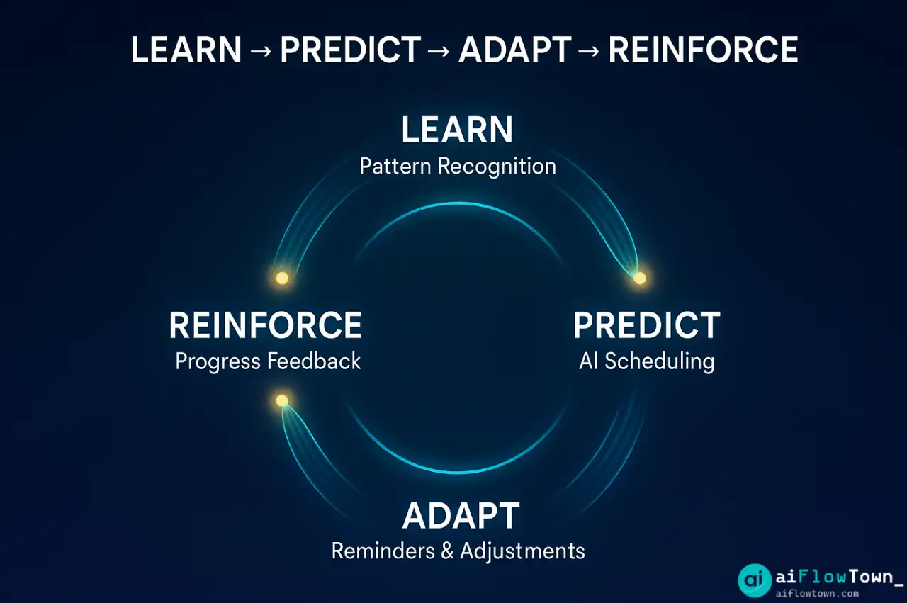 Learn → Predict → Adapt → Reinforce