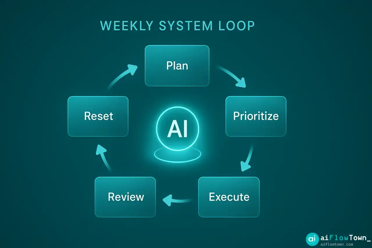 “Weekly System Loop” (Process Visualization)